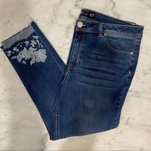 One 5 One Embroidered Jeans